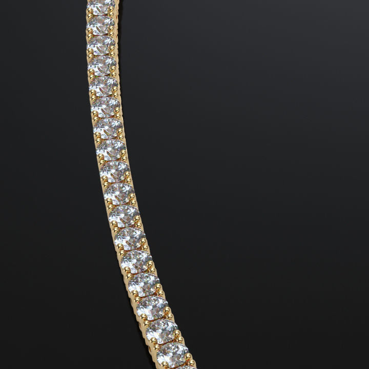 2.8mm Diamond Tennis Chain 10KT