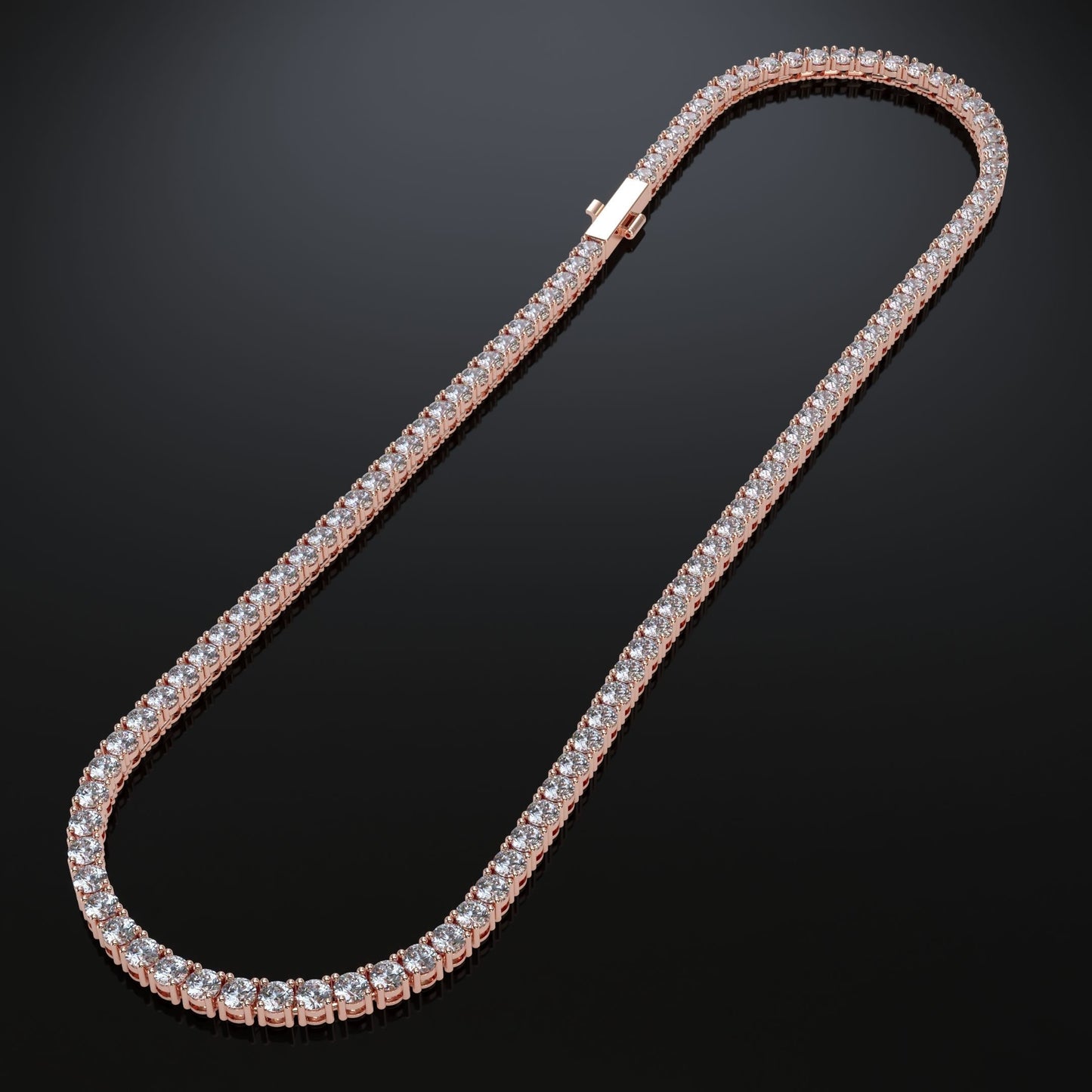 2.8mm Diamond Tennis Chain 10KT