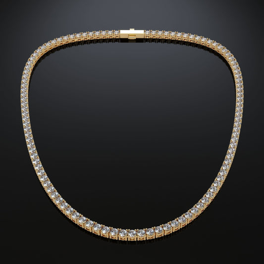 2.8mm Diamond Tennis Chain 10KT